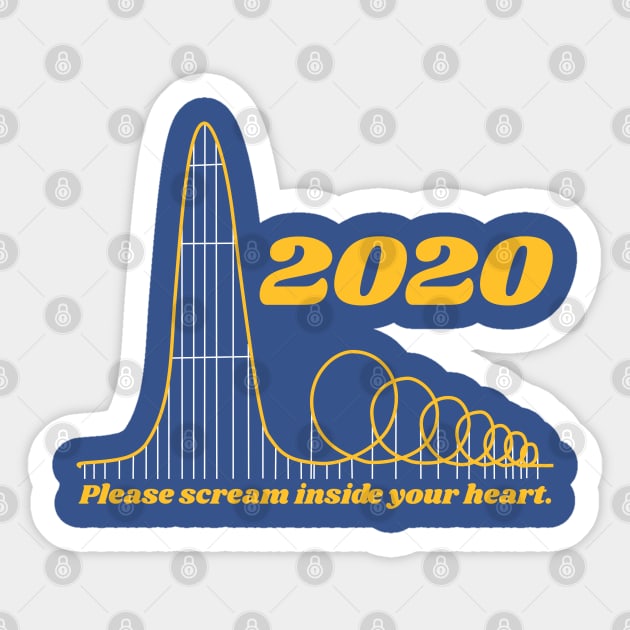 2020 Euthanasia Coaster - Dark Backgrounds Sticker by Alopexi